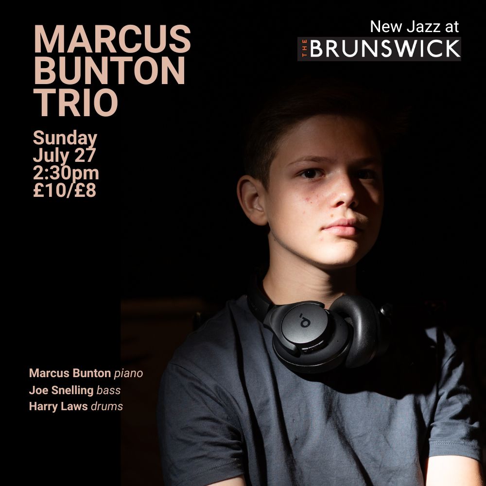 Image Marcus Bunton Trio at The Brunswick Hove July 27 2025